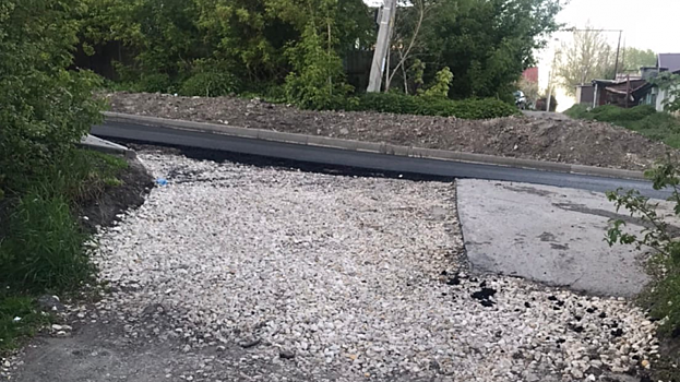 Заводчанин пожаловался на затрудненный съезд с отремонтированной дороги