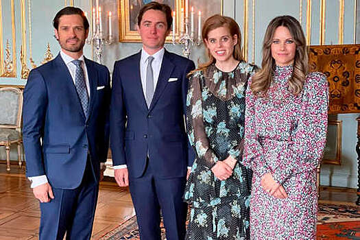 Принцесса Беатрис и ее муж-аристократ Эдоардо Мапелли-Моцци посетили Швецию