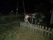 В Афанасьевском районе водитель «Тойоты» уложил свою машину на бок и травмировал свои манёвром пассажирку легковушки