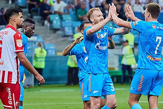 Зенит — Црвена Звезда — 3:0, обзор товарищеского матча, видео голов, подробности: Луис Энрике, Лусиано Гонду