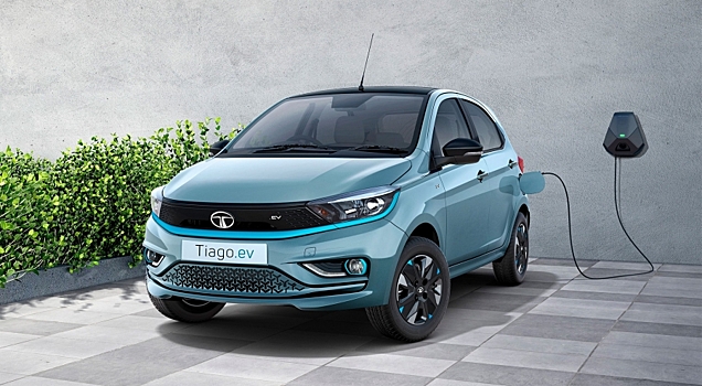 Электромобиль Tata Tiago.ev с запасом хода 255-315 км вдвое дешевле новой Весты