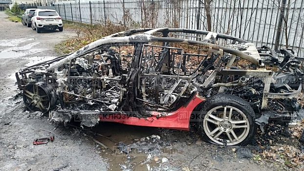 В Петербурге у бизнесмена сгорел редкий российский спорткар