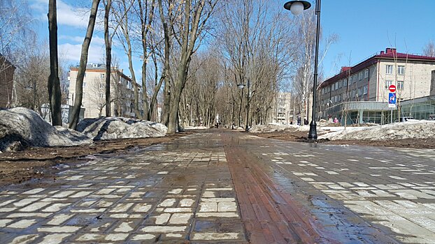 Бульвар Гоголя в Ижевске не смог безболезненно перезимовать