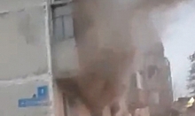 В Муравленко горела многоэтажка, пострадали люди