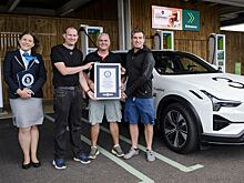Электрический кроссовер Polestar попал в Книгу рекордов Гиннесса