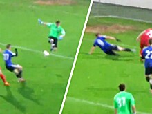 Видео: невероятный промах по пустым воротам в матче ПФЛ