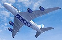 Amedeo решил создать авиакомпанию для эксплуатации лайнеров A-380