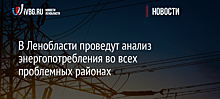 В Ленобласти проведут анализ энергопотребления во всех проблемных районах