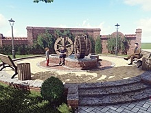 В Зеленоградске на месте демонтированной палатки решили установить композицию с фонтаном