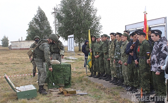 В Курской области проходят сборы военно-патриотических клубов и допризывной молодежи