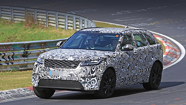 Range Rover Velar SVR пойман во время тестов