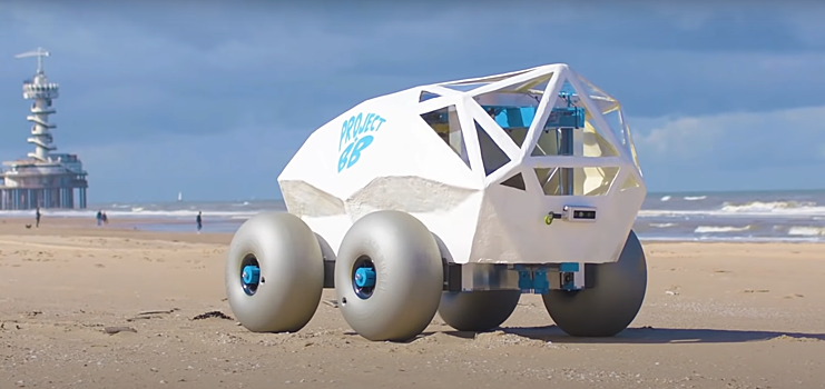 ИИ-робот очистит европейские пляжи от окурков
