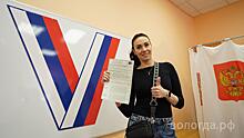 Ирина Соколовская сделала свой выбор на избирательном участке в школе № 20 в Вологде