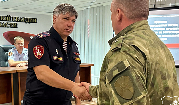 В Волгограде 6 росгвардейцев наградили медалями за отличие в СВО
