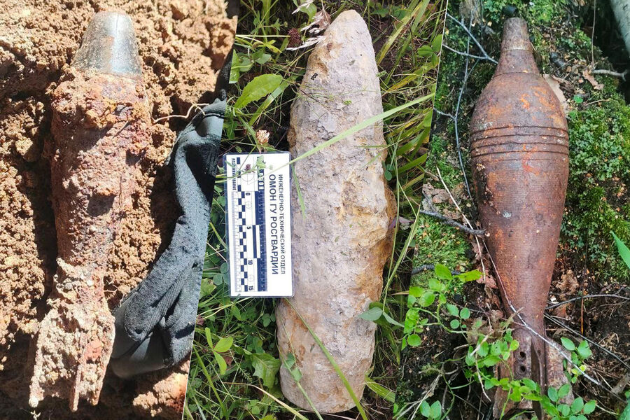 В трех разных местах в Петербурге за день обнаружили три боеприпаса