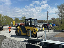 Глава Кемерова показал степень готовности закрытого моста около Пионера