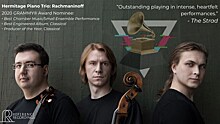 Российское фортепианное трио "Эрмитаж" стало номинантом 62-й премии GRAMMY
