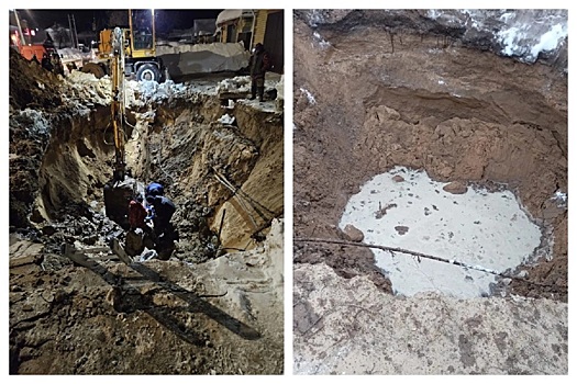 В Звенигове устранили последствия коммунальной аварии