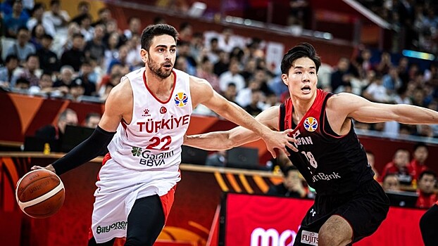 Сборная Турции оказалась сильнее Японии в поединке группового раунда КМ по баскетболу