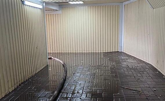 В Курске откачали воду из перехода на Народной