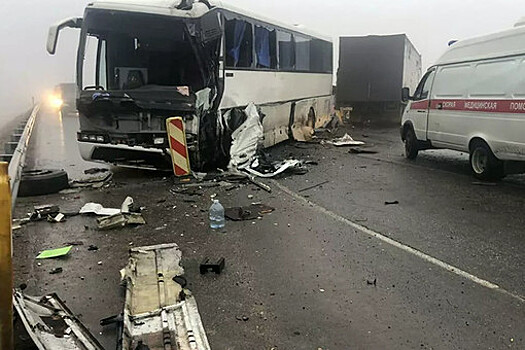 В Прикамье разбился автобус с 35 юными спортсменами