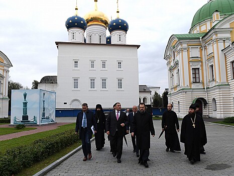 Губернатор и митрополит осмотрели Спасо-Преображенский собор в Твери