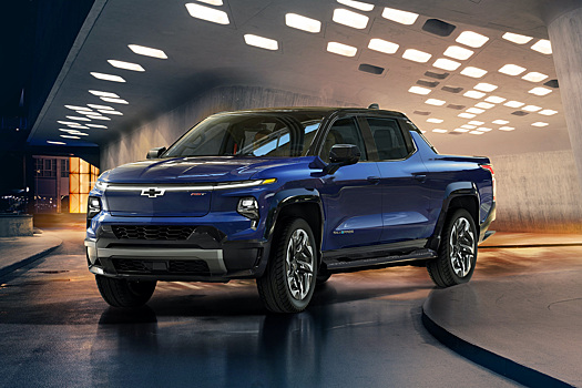 Представлен электрический Chevrolet Silverado с запасом хода 645 километров