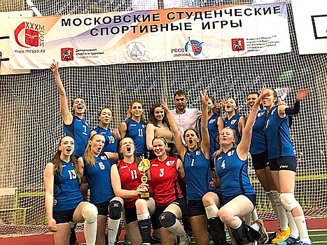 Московскую студенческую волейбольную лигу выиграли волейболистки из Измайлова