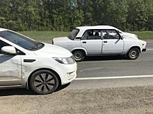 Пять автомобилей столкнулись в Красноярском районе
