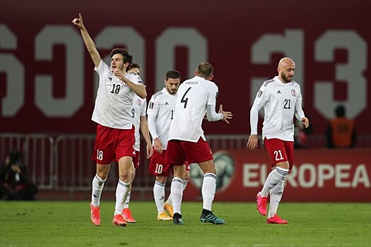 Гол Кварацхелии — в видеообзоре матча Лиги наций Грузия — Северная Македония