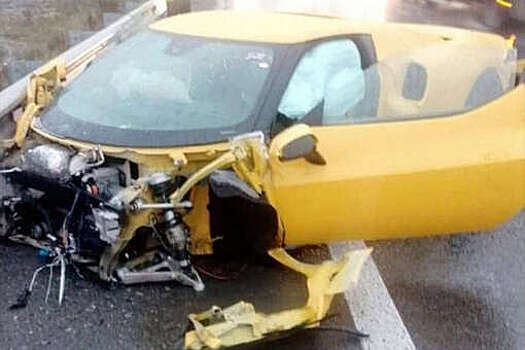 112: Ferrari 296 разбился на трассе М-12 во время гонки спорткаров