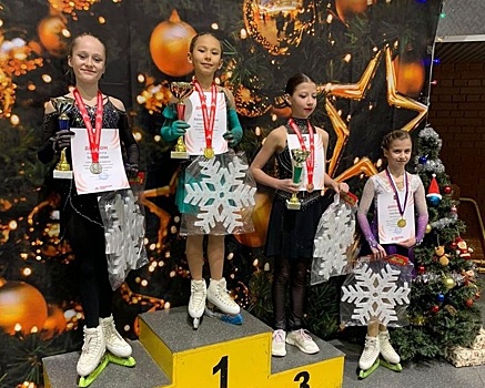 Воспитанница спортшколы «Зеленоград» стала победителем турнира по фигурному катанию «Рождественские встречи»