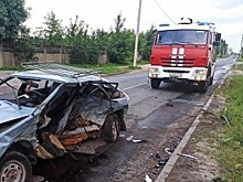 "Москвич" и Hyundai жестко столкнулись на Правобережье, погиб человек