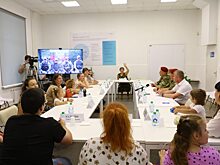 Саратовские бойцы 99-го полка смогли увидеть своих близких во время телемоста