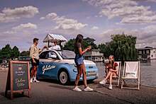 Хэтчбек Fiat 500e превратили в фургончик для мороженого
