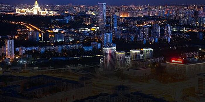 Ночи в Москве стали светлее на 40%
