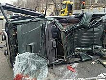 Жёсткое ДТП в Приморье: машина превратилась в «гармошку»