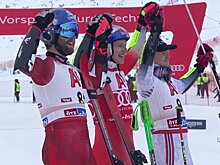 Горные лыжи. Кубок мира. Одерматт выиграл гигантский слалом, Шварц – 2-й, Макграт – 3-й