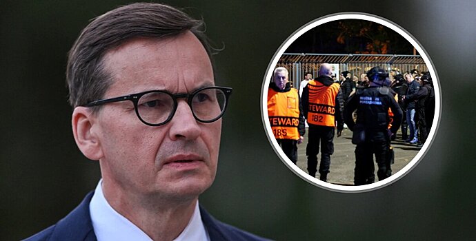 «Шахтер» не пускал фанатов «Легии» с баннером о Волынской резне на матч ЛК в Кракове. Польский премьер заявил, что это «невероятный скандал»