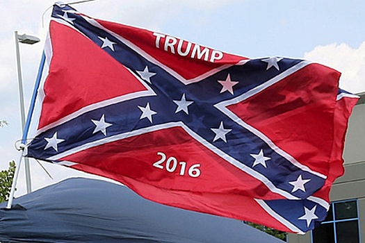 Трамп пришел в ярость из-за запрета флага конфедератов