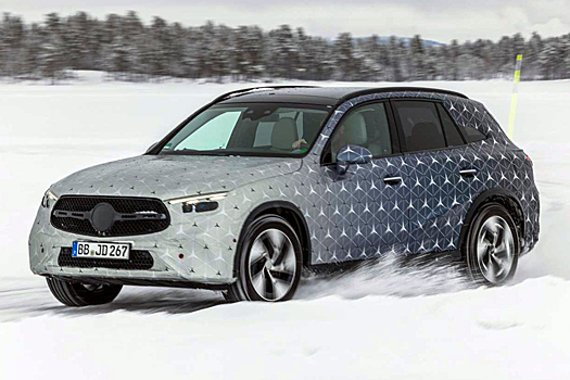 Новый Mercedes-Benz GLC испытывают морозами