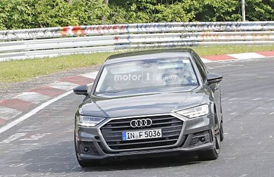 Audi S8 Sport заметили на треке в Нюрбургринге