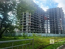 Долгострой сносят на улице Медицинской в Нижнем Новгороде