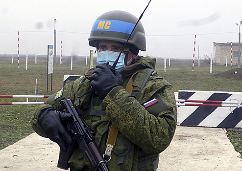 Российские военнослужащие в Приднестровье провели тренировку по предотвращению внештатных ситуаций