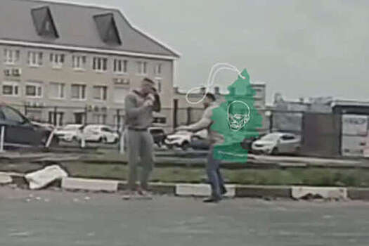 В Белгороде на видео попало, как водители избивали друг друга на дороге