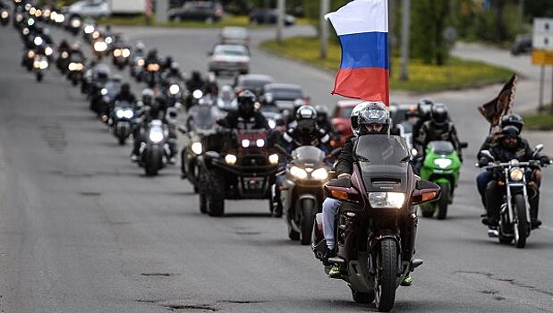 Мотопробег стартовал в центре столицы от проспекта Академика Сахарова