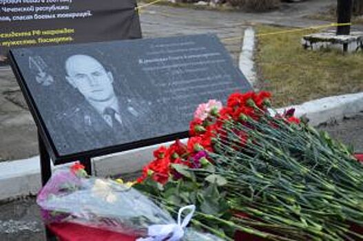 В Невьянске открыли улицу в честь погибшего на Кавказе офицера