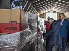 В Курскую область привезли 50 тонн гуманитарного груза