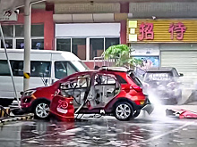 Китайский электрокар взорвался во время зарядки