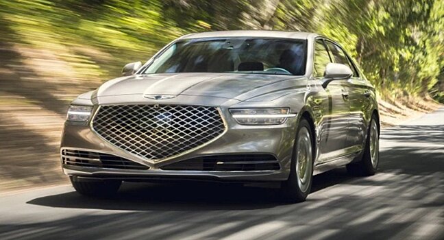 Новый Genesis G90 2022 года замечен на дорогах Европы